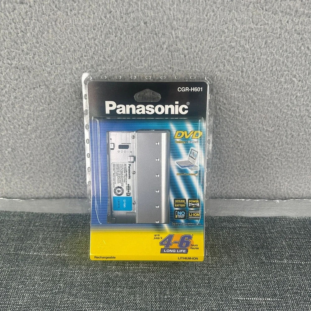 Panasonic CGR-H601 Portable DVD Battery For DVD-LV57, DVD-LV57PP, DVD-LV50 NEW‎